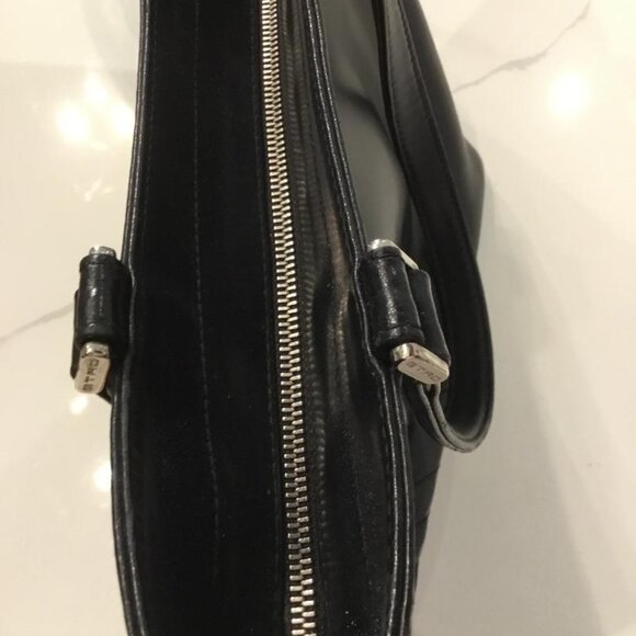 Etro Black Leather Shoulder Bag - Picture 6 of 12